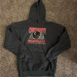 Gildan Black Cincinnati Football Hoodie